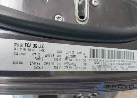 2016 Ram 1500 Lone Star из США, поврежденный, VIN 1C6RR7LT3GS328319